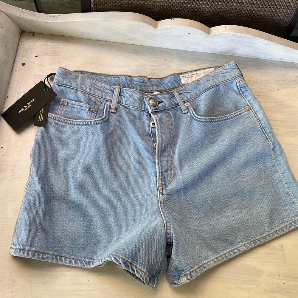 Rag and Bone Maya High Rise denim shorts